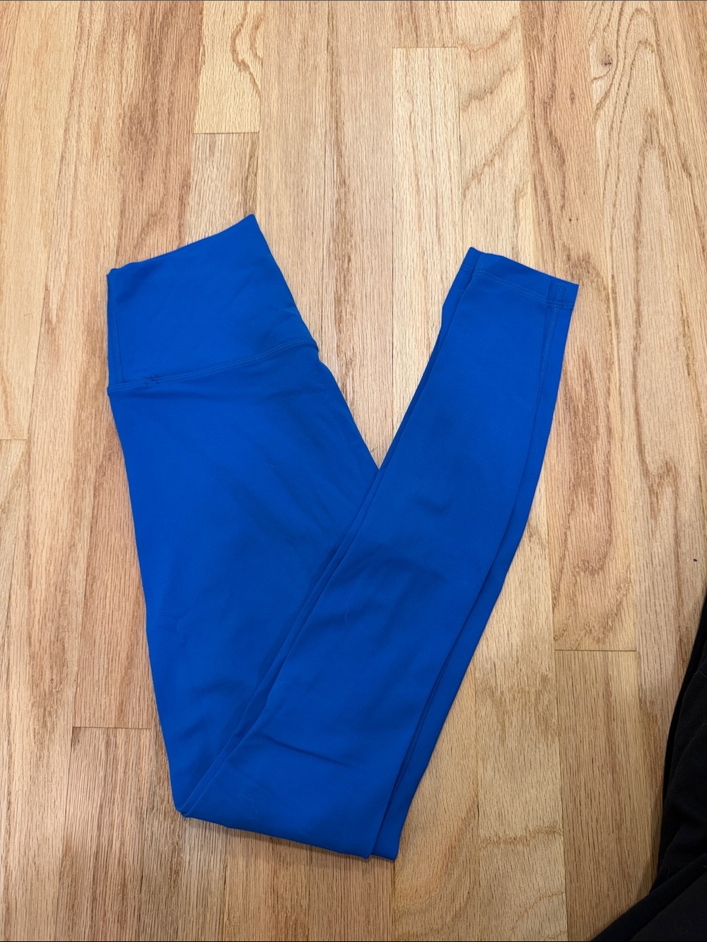 Royal Blue Active Leggings cross-cross high waist